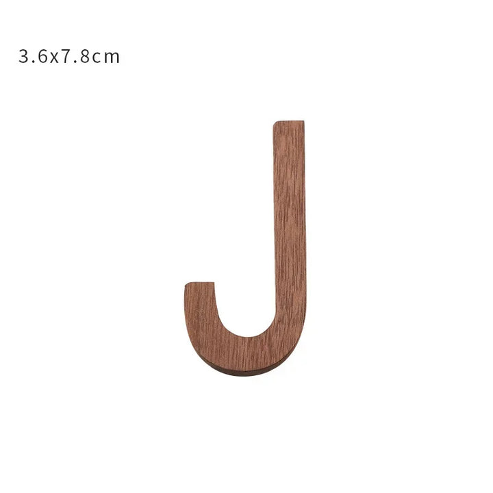 Walnut Letter Set