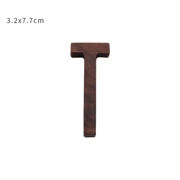 Walnut Letter Set