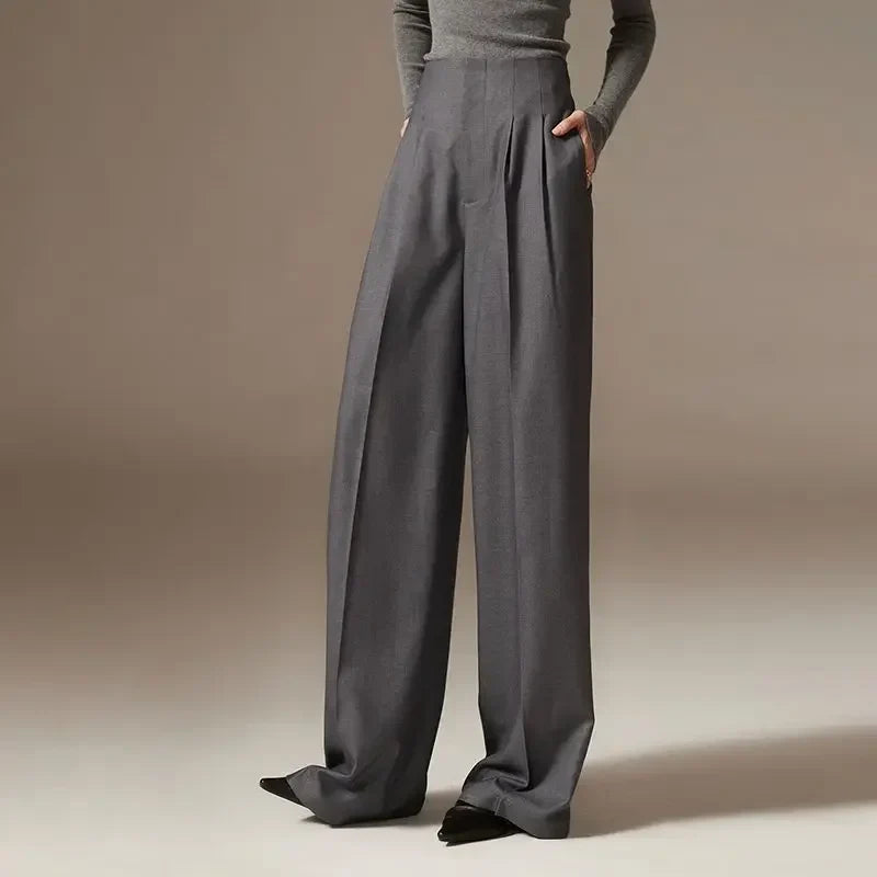 High Waist Wide-Leg Pants