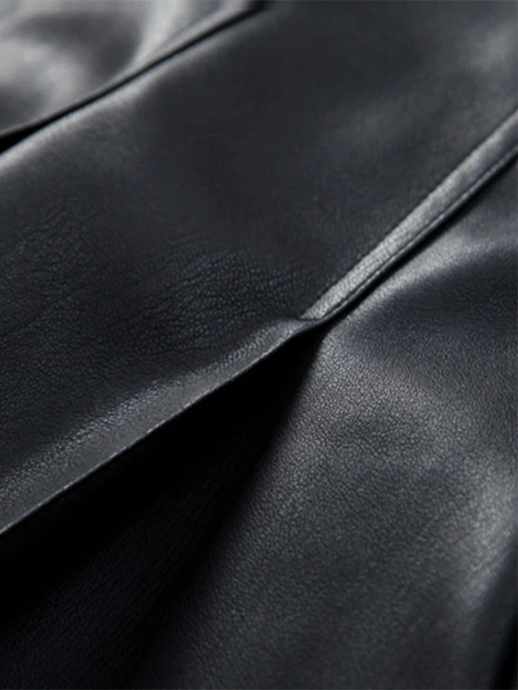 Roselyn Leather Trench