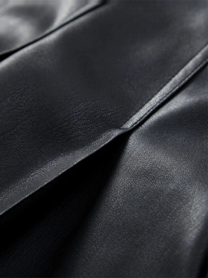 Roselyn Leather Trench