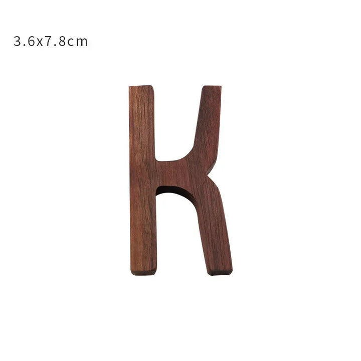 Walnut Letter Set