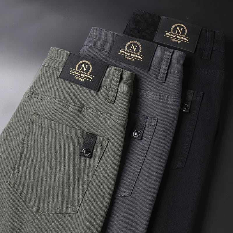 Cotton Slim Fit Trousers