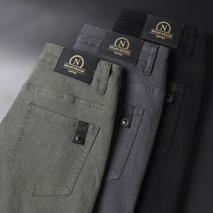 Cotton Slim Fit Trousers