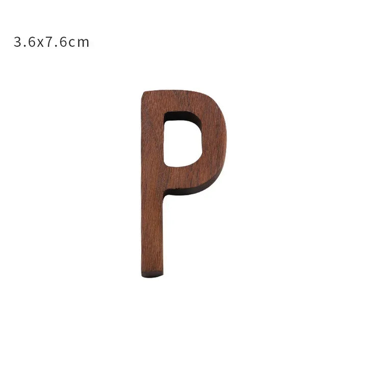 Walnut Letter Set