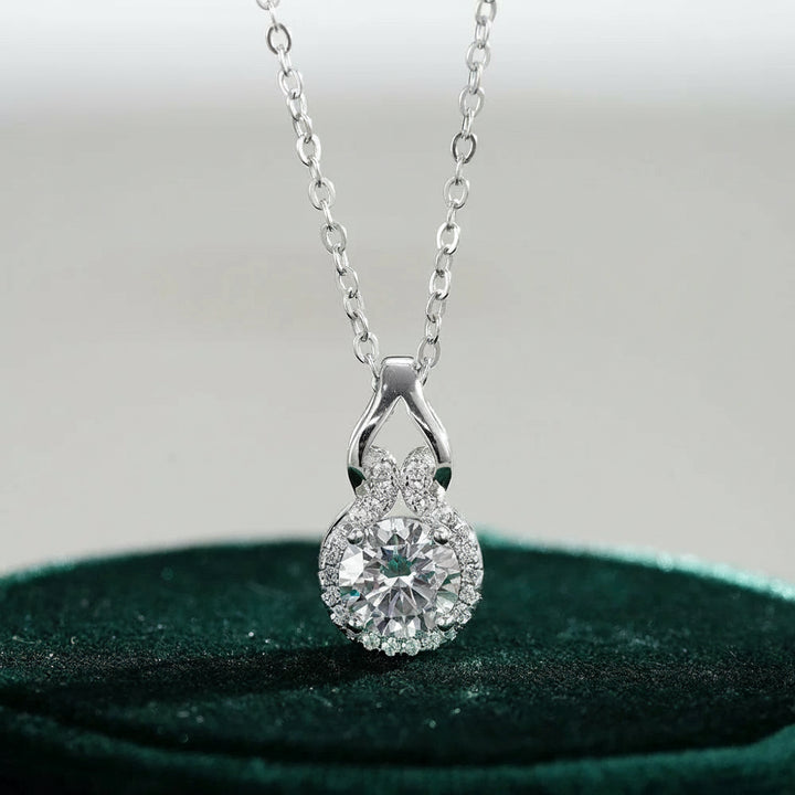 Radiant Moissanite Pendant