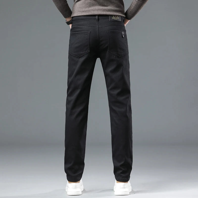 Cotton Slim Fit Trousers