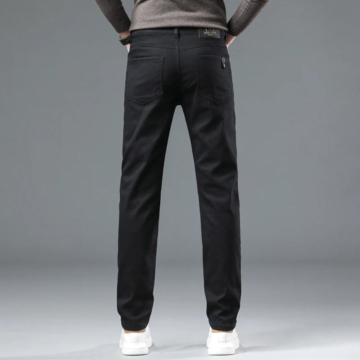 Cotton Slim Fit Trousers