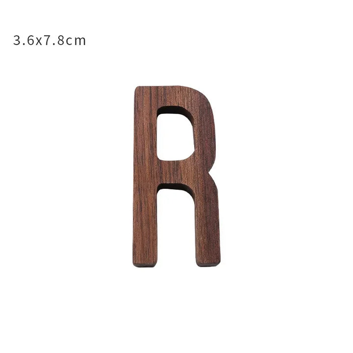 Walnut Letter Set