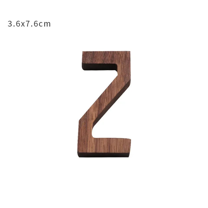 Walnut Letter Set