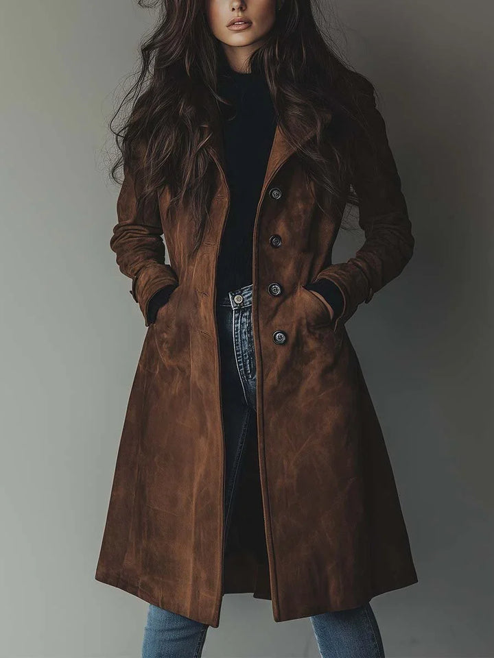 Elara Suede Coat