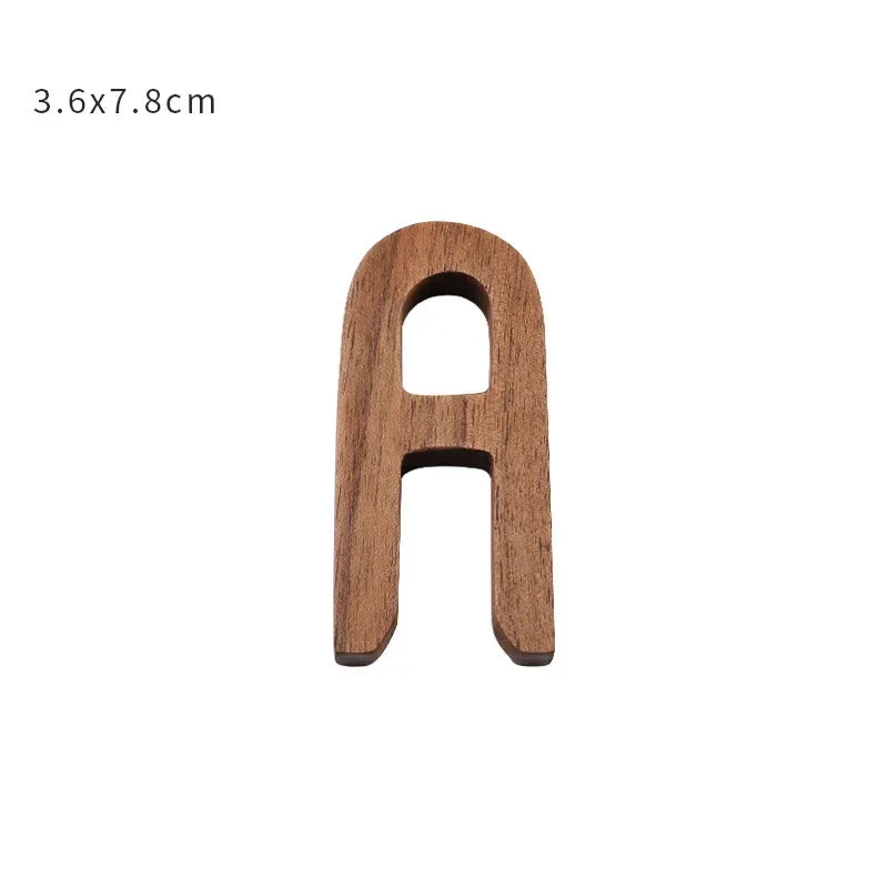 Walnut Letter Set