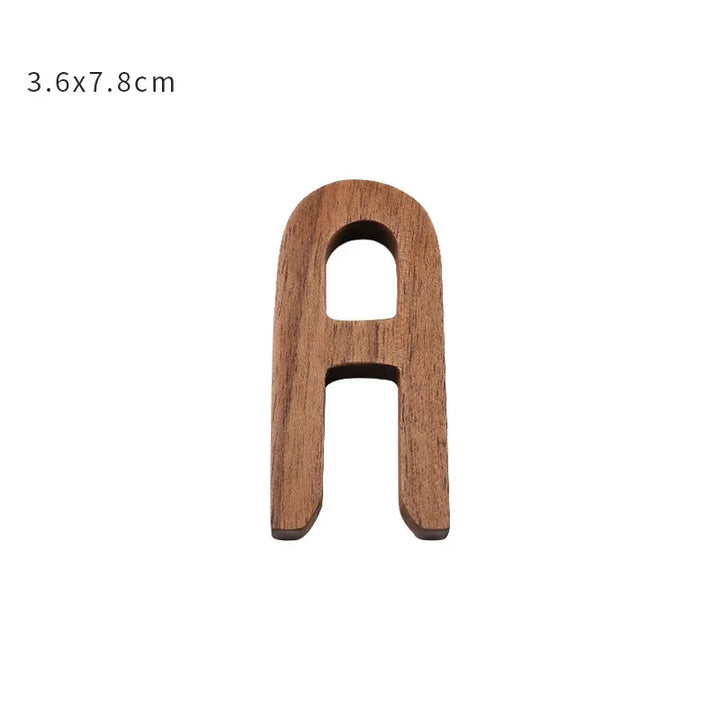 Walnut Letter Set