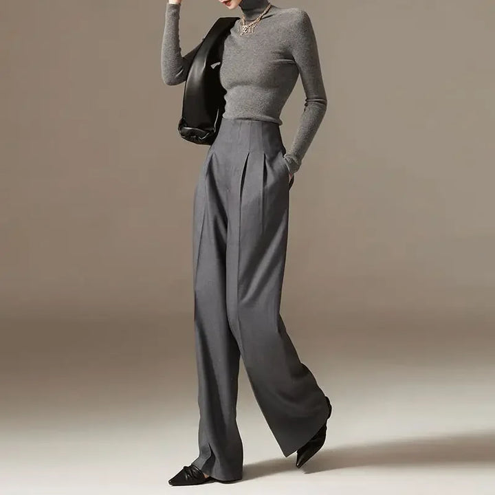 High Waist Wide-Leg Pants