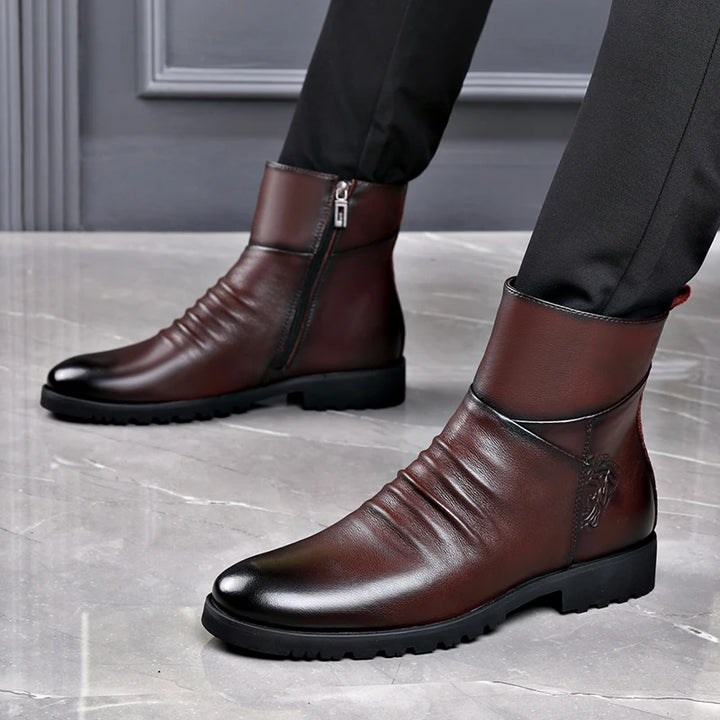 Holt Leather Mid Boots