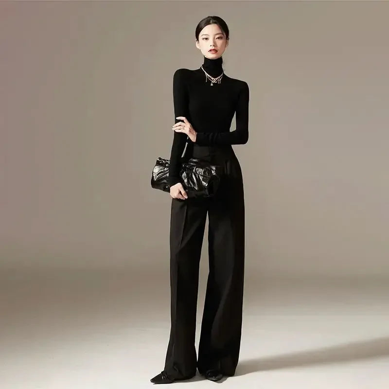 High Waist Wide-Leg Pants