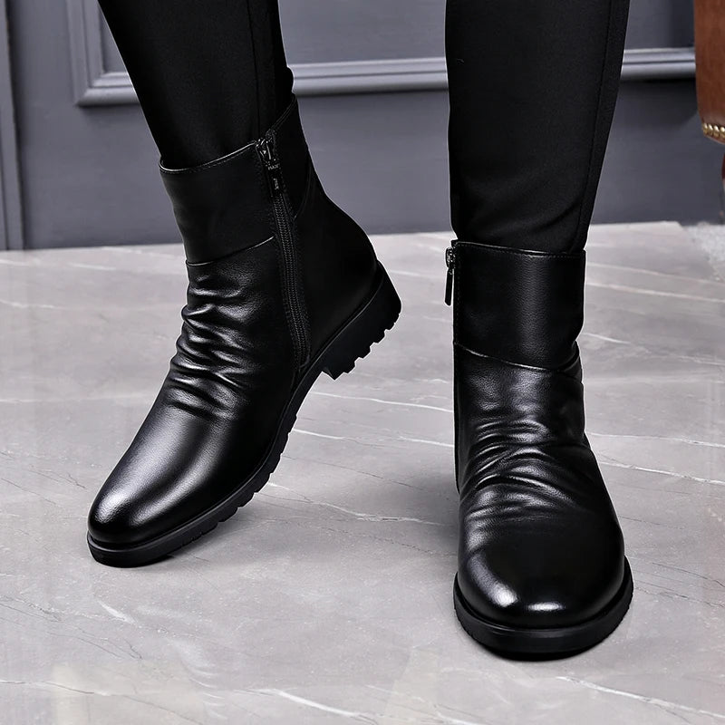 Holt Leather Mid Boots