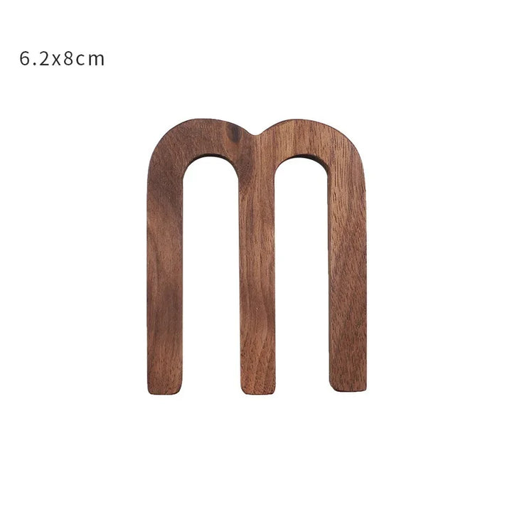 Walnut Letter Set