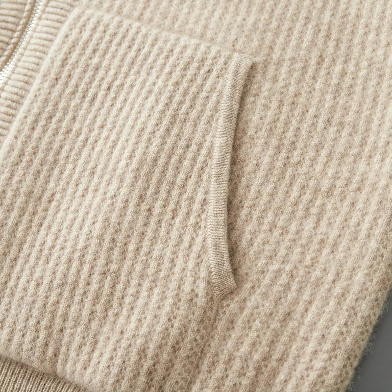 Merino Hooded Cardigan