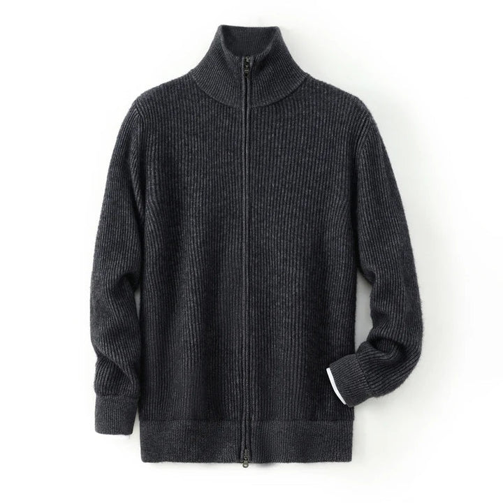 Holt Cashmere Zip Cardigan