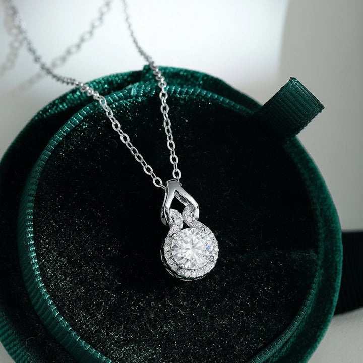 Radiant Moissanite Pendant