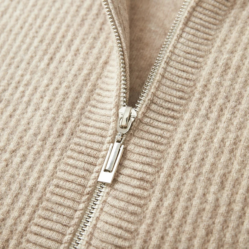 Merino Hooded Cardigan