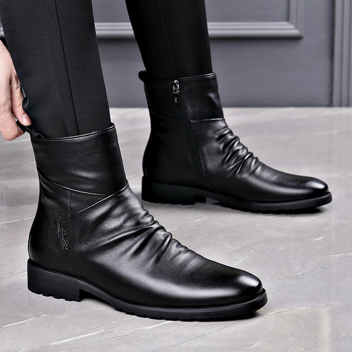 Holt Leather Mid Boots