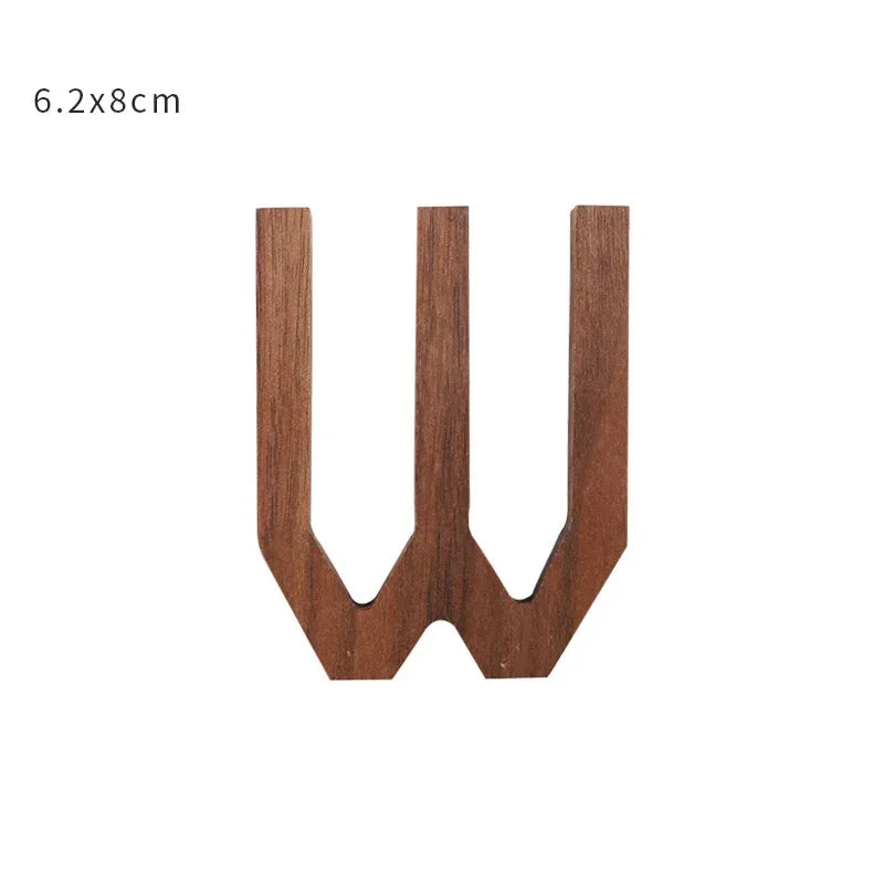 Walnut Letter Set