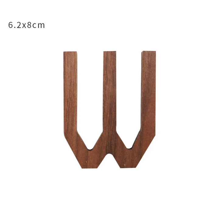 Walnut Letter Set