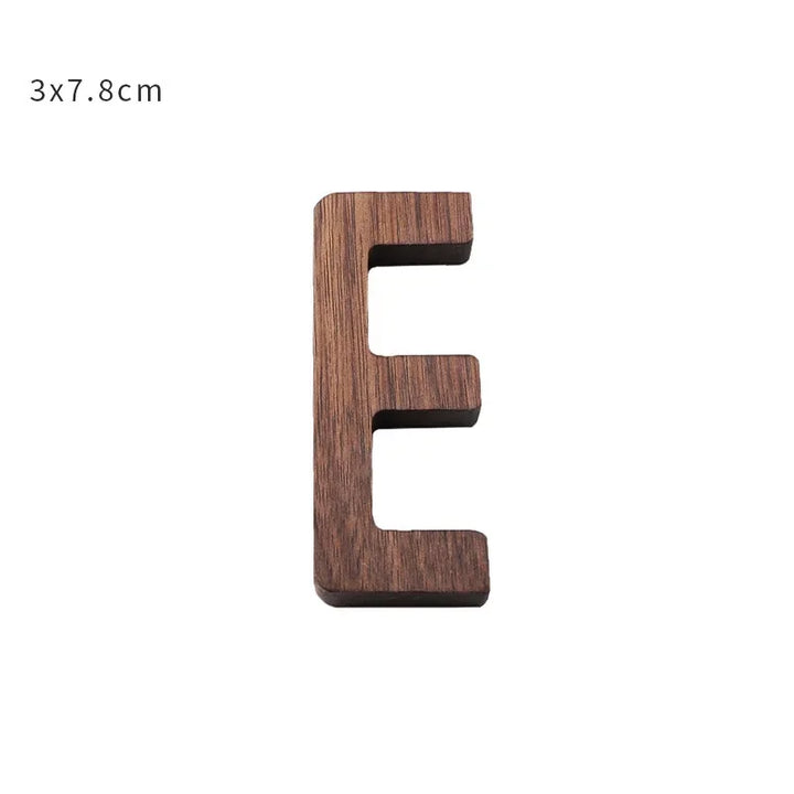 Walnut Letter Set