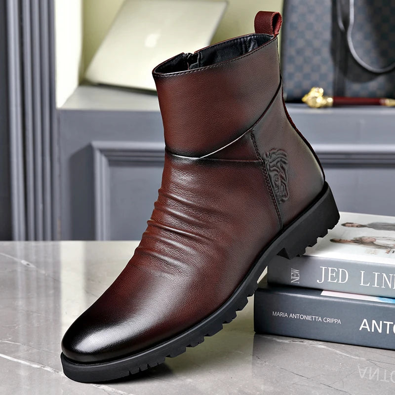 Holt Leather Mid Boots