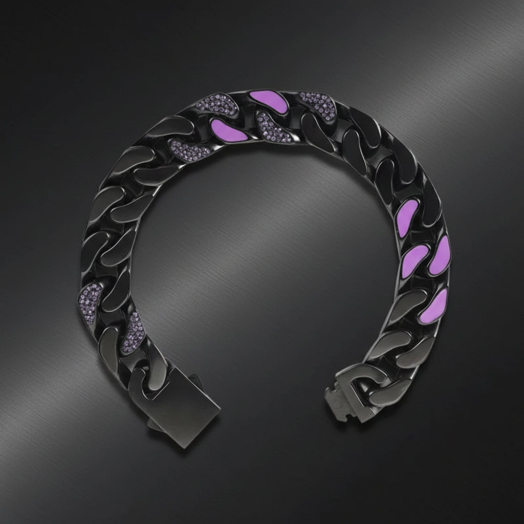 Holt Cuban Steel Bracelet