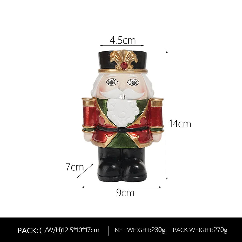 Resin Nutcracker Candle