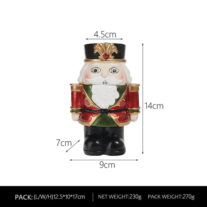 Resin Nutcracker Candle