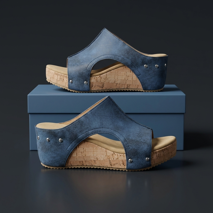 Corvella Rivet Sandals