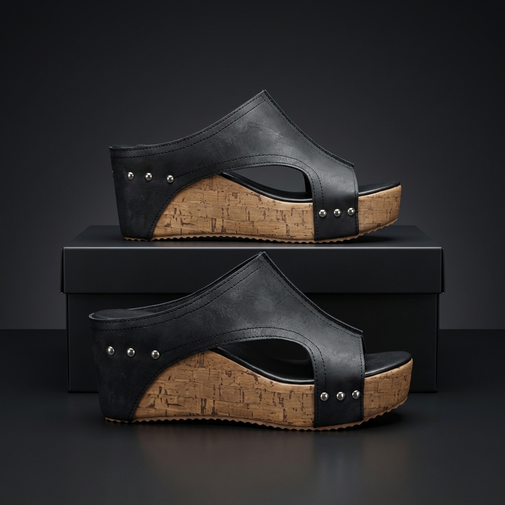 Corvella Rivet Sandals