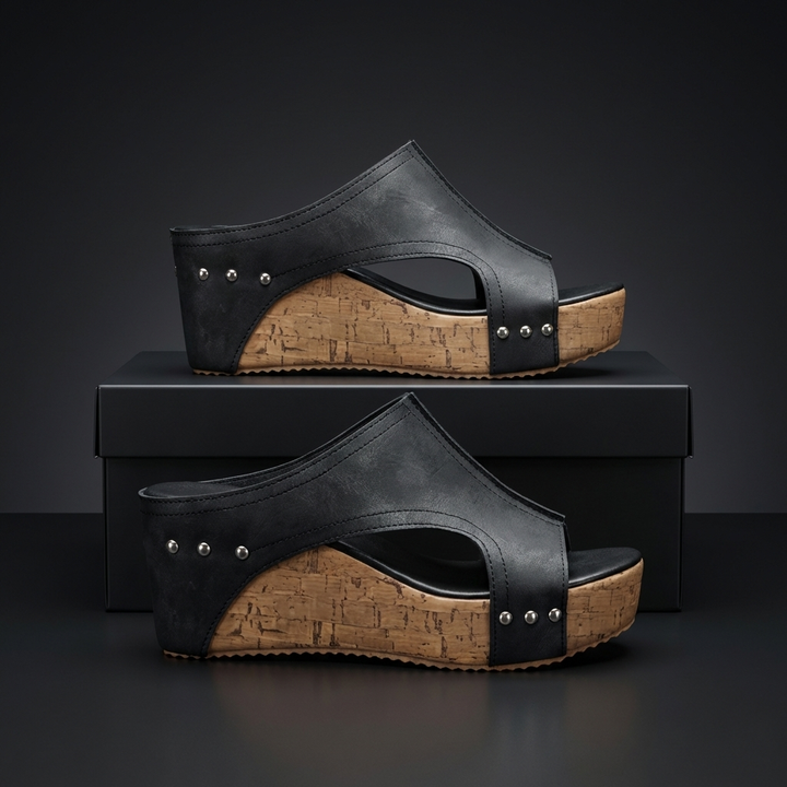 Corvella Rivet Sandals
