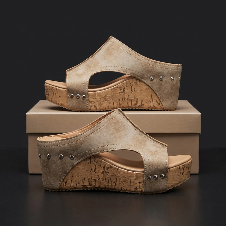 Corvella Rivet Sandals