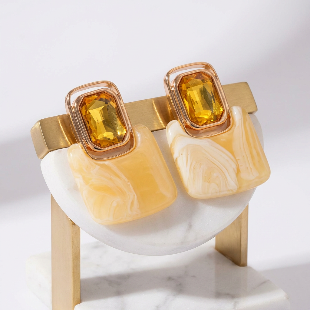 Amber Earrings