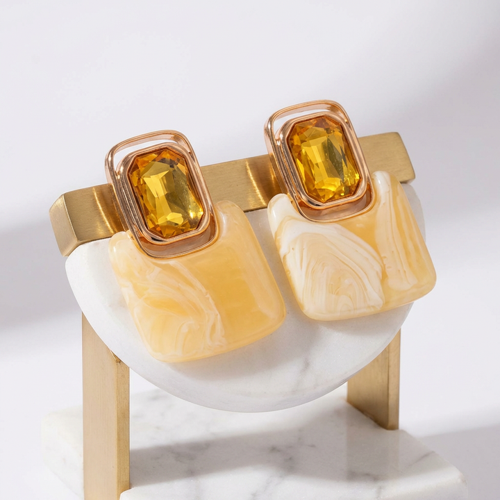 Amber Earrings