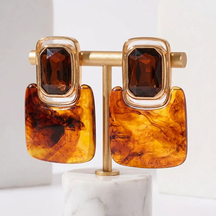 Amber Earrings