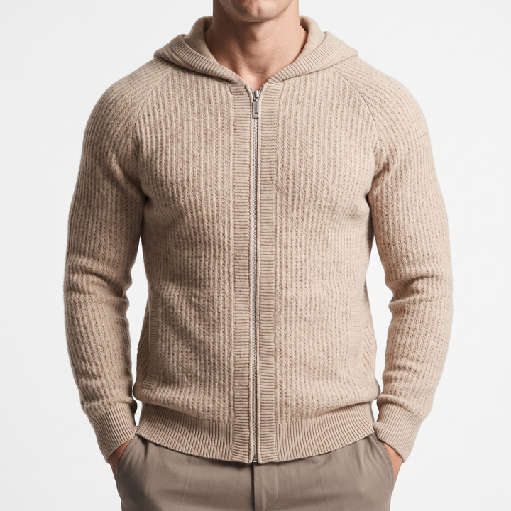 Merino Hooded Cardigan