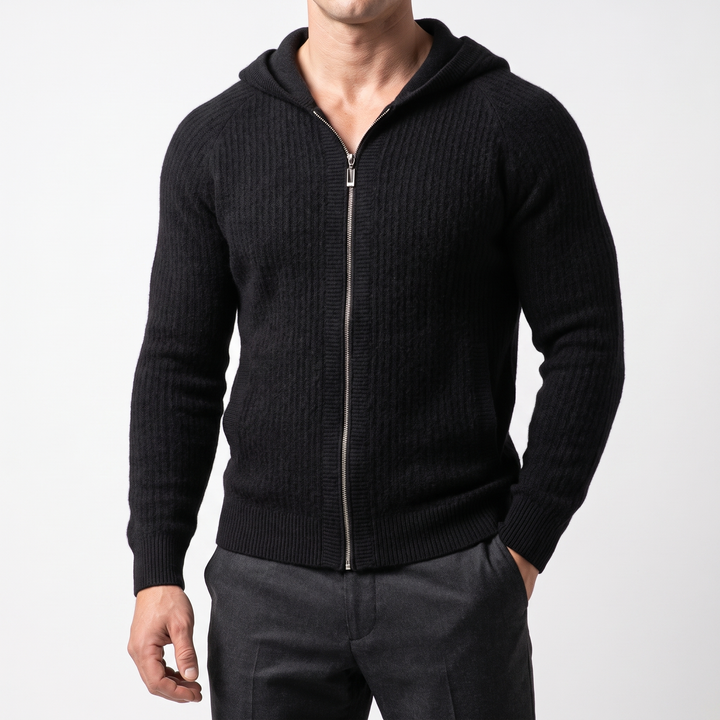 Merino Hooded Cardigan