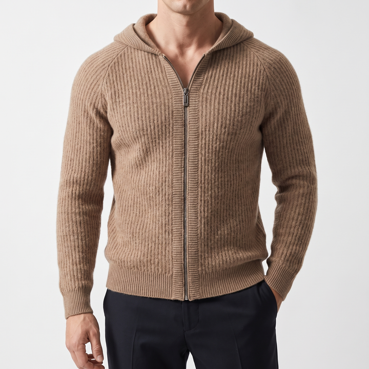 Merino Hooded Cardigan