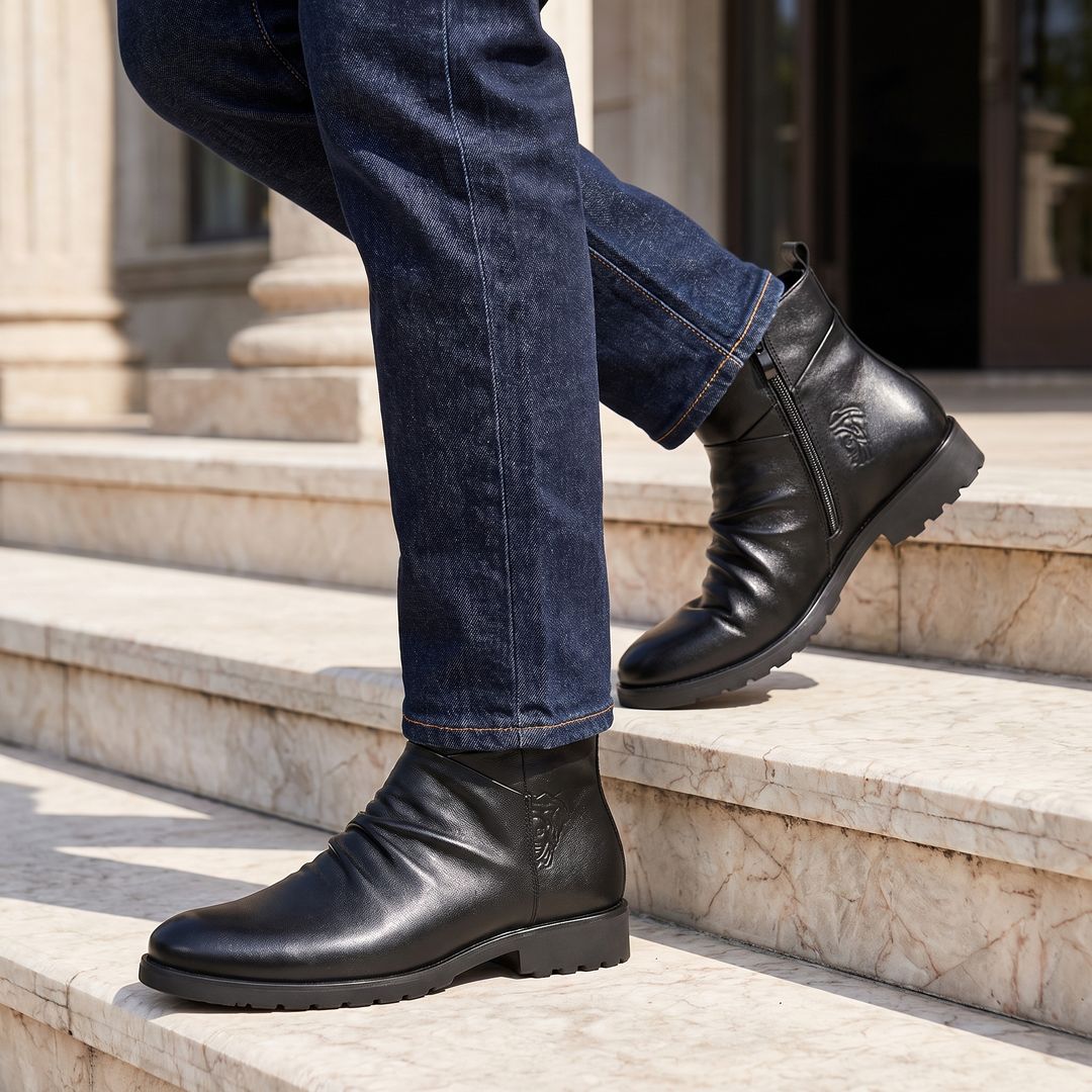 Holt Leather Mid Boots