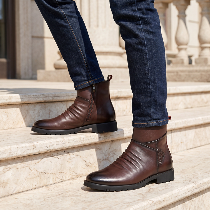 Holt Leather Mid Boots