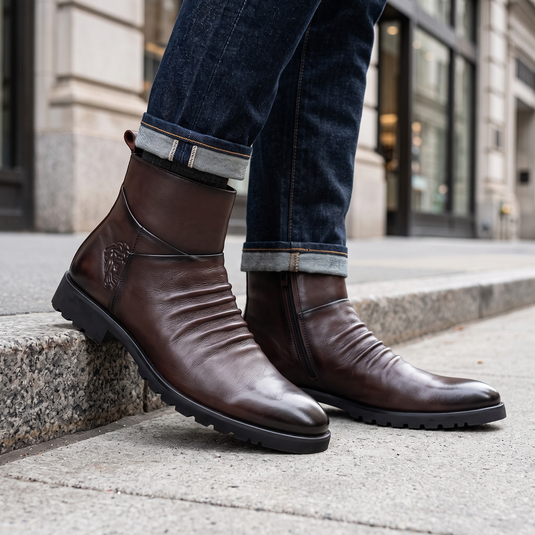 Holt Leather Mid Boots