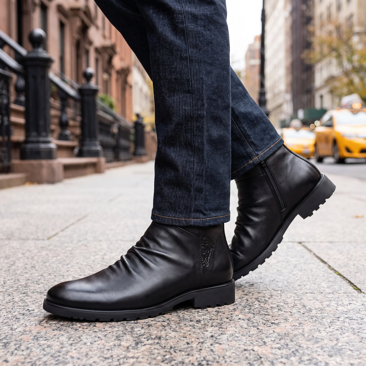 Holt Leather Mid Boots