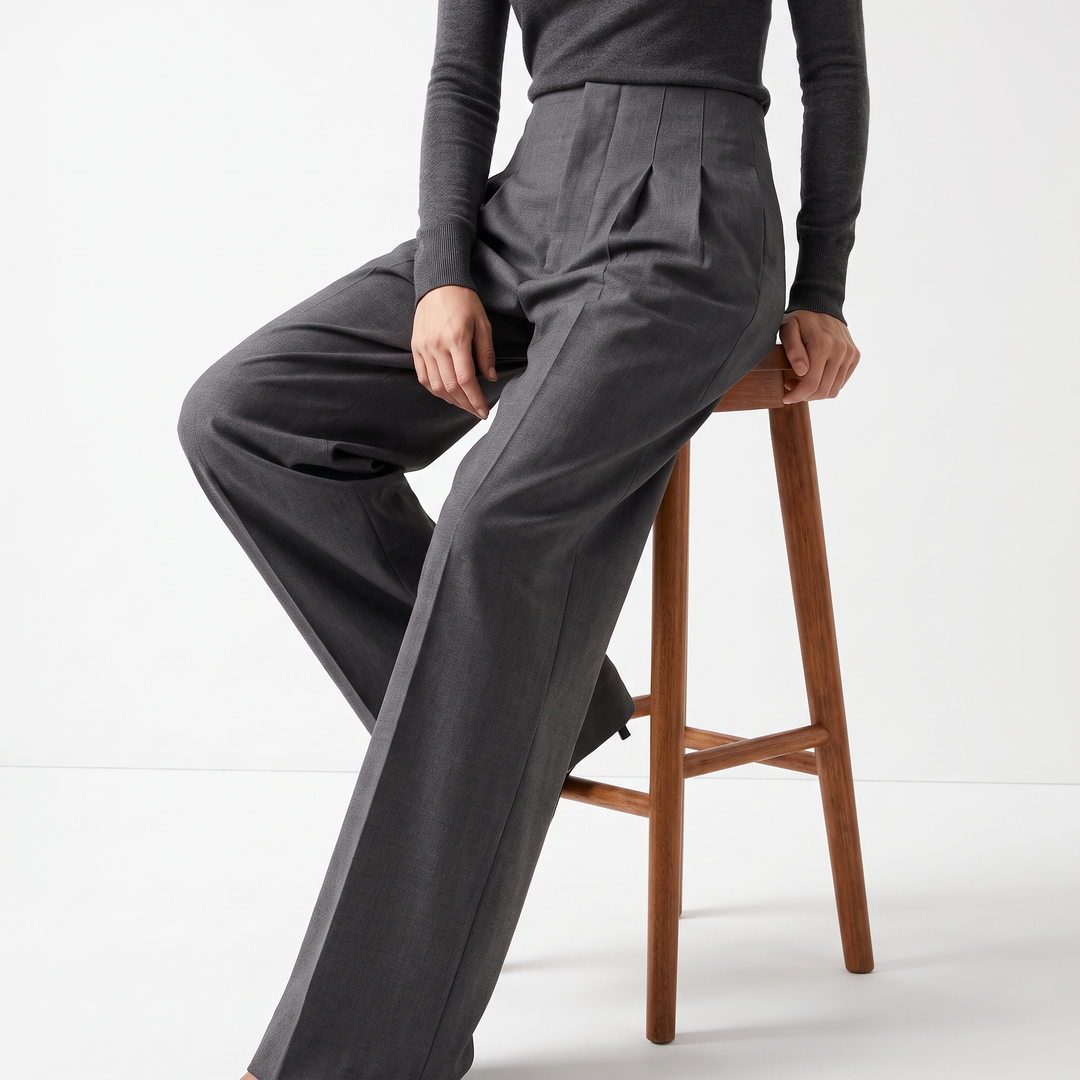 High Waist Wide-Leg Pants