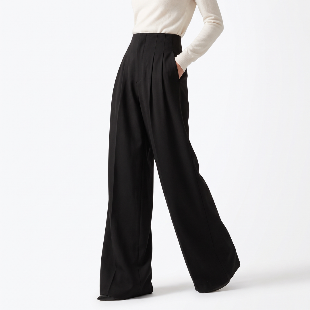 High Waist Wide-Leg Pants